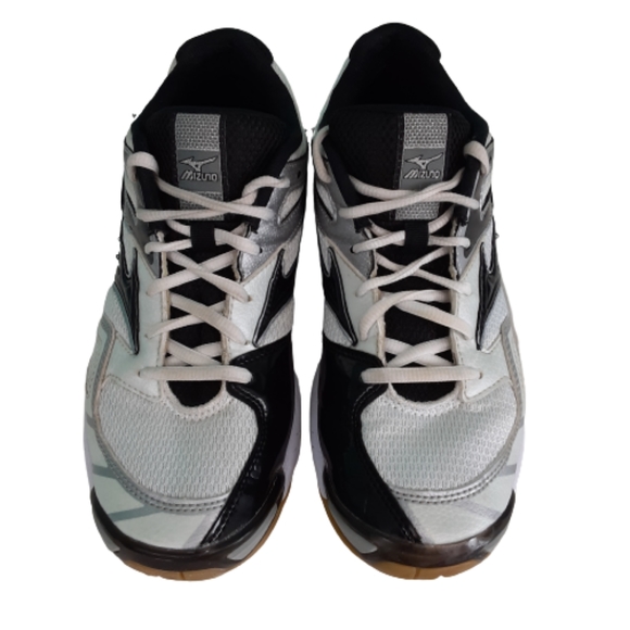 Mizuno Wave Bolt 3, Womens sz.8 1/2, black, silver - Picture 3 of 11